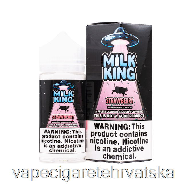Vape Cigarete Jagoda - Milk King - 100ml 0mg